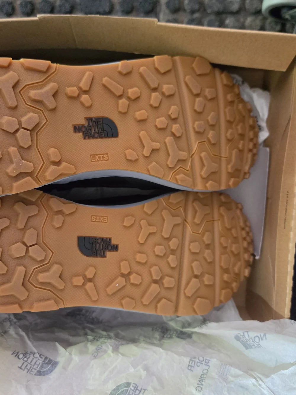 The North Face Men's Black Leather Hiking Boots with Gum Outsole